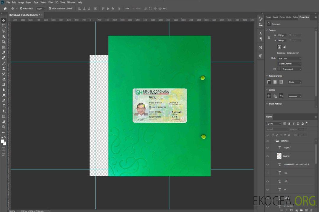 Ghana DL photolook AVANT template Ghana DL photolook AVANT template